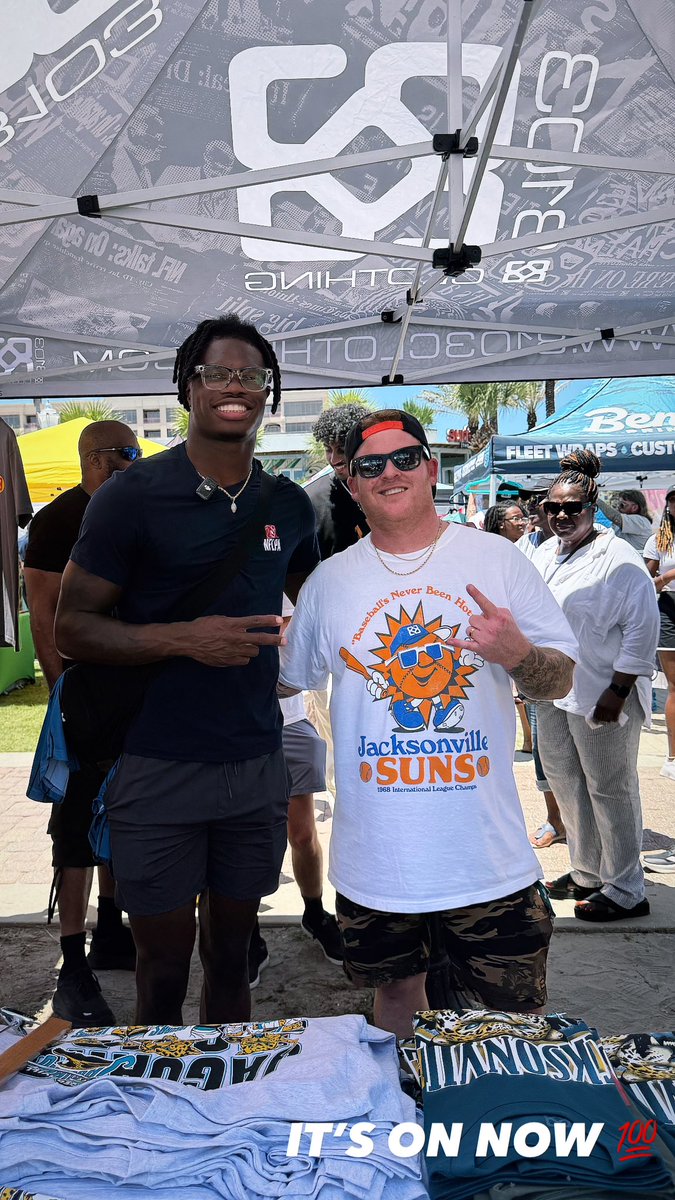 Co-signed 💯 Thank you #travishunter for stopping by the <a href="/904popup/">904 POP UP</a> to support local! 🐆 #duuuval #8103clothing #904popup #supportlocal 

8103clothing.com/product/jaghun…