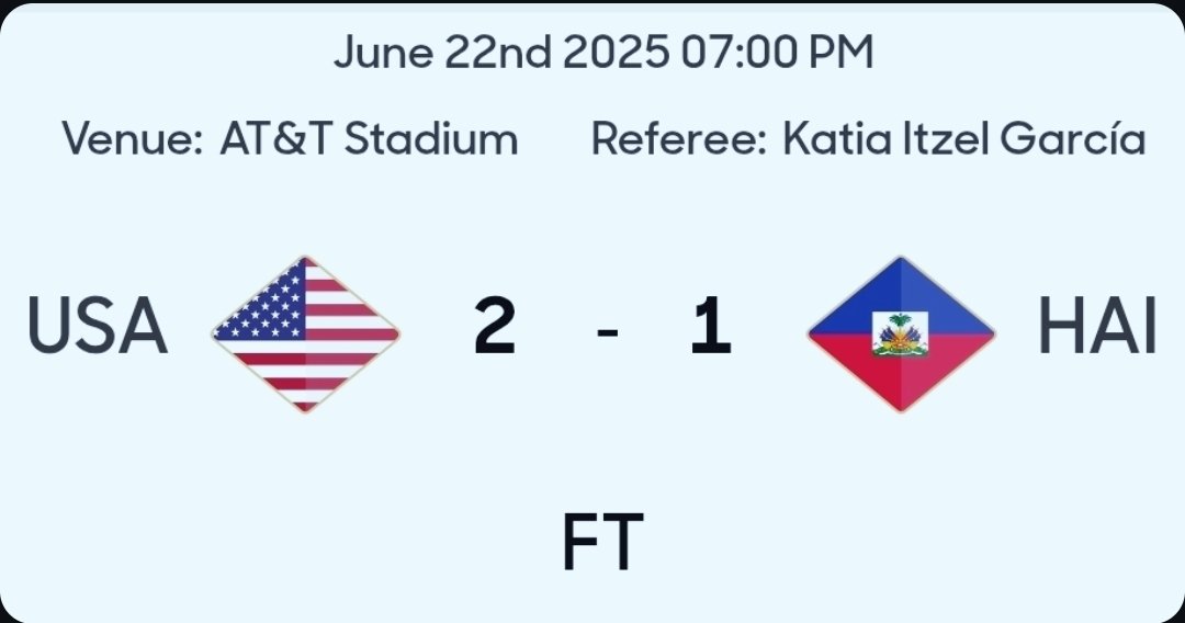 NOU ELIMINE! #GoldCup2025