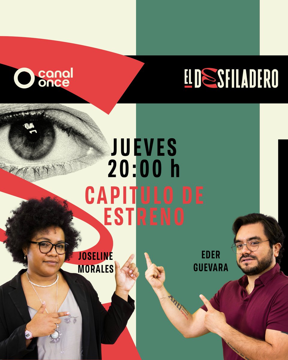 Canal Once (@canaloncetv) on Twitter photo 🎙️ Las ideas no solo se piensan… también se enfrentan.
En #ElDesfiladero, junto a <a href="/josheline1985/">joseline morales</a> y <a href="/EderGuevara/">Eder Guevara</a> cada voz cuenta, cada tema arde y cada postura se defiende.
🗓️ No te pierdas el nuevo episodio cada jueves a las 20:00 h por la señal 11.3 de #CanalOnce. 🎙️ Las ideas no solo se piensan… también se enfrentan.
En #ElDesfiladero, junto a <a href="/josheline1985/">joseline morales</a> y <a href="/EderGuevara/">Eder Guevara</a> cada voz cuenta, cada tema arde y cada postura se defiende.
🗓️ No te pierdas el nuevo episodio cada jueves a las 20:00 h por la señal 11.3 de #CanalOnce.