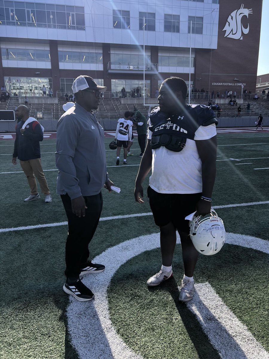 Ja'Marcus Robinson (@_jamarcus0208) on Twitter photo had a great time at the <a href="/WSUCougarFB/">Washington State Football</a> camp talked to a lot of good people and got a lot of good reps!
<a href="/SetonCougars/">Seton Cougar Football</a> <a href="/jasongesser/">GessWho</a> <a href="/OLineCoachTuck/">Tucker Wilson</a> <a href="/PrepRedzoneWA/">Prep Redzone Washington</a> <a href="/BrandonHuffman/">Brandon Huffman</a> <a href="/CoachThomas_BT/">CoachBThomas</a> <a href="/eforcefootball/">EForce Football</a> had a great time at the <a href="/WSUCougarFB/">Washington State Football</a> camp talked to a lot of good people and got a lot of good reps!
<a href="/SetonCougars/">Seton Cougar Football</a> <a href="/jasongesser/">GessWho</a> <a href="/OLineCoachTuck/">Tucker Wilson</a> <a href="/PrepRedzoneWA/">Prep Redzone Washington</a> <a href="/BrandonHuffman/">Brandon Huffman</a> <a href="/CoachThomas_BT/">CoachBThomas</a> <a href="/eforcefootball/">EForce Football</a>