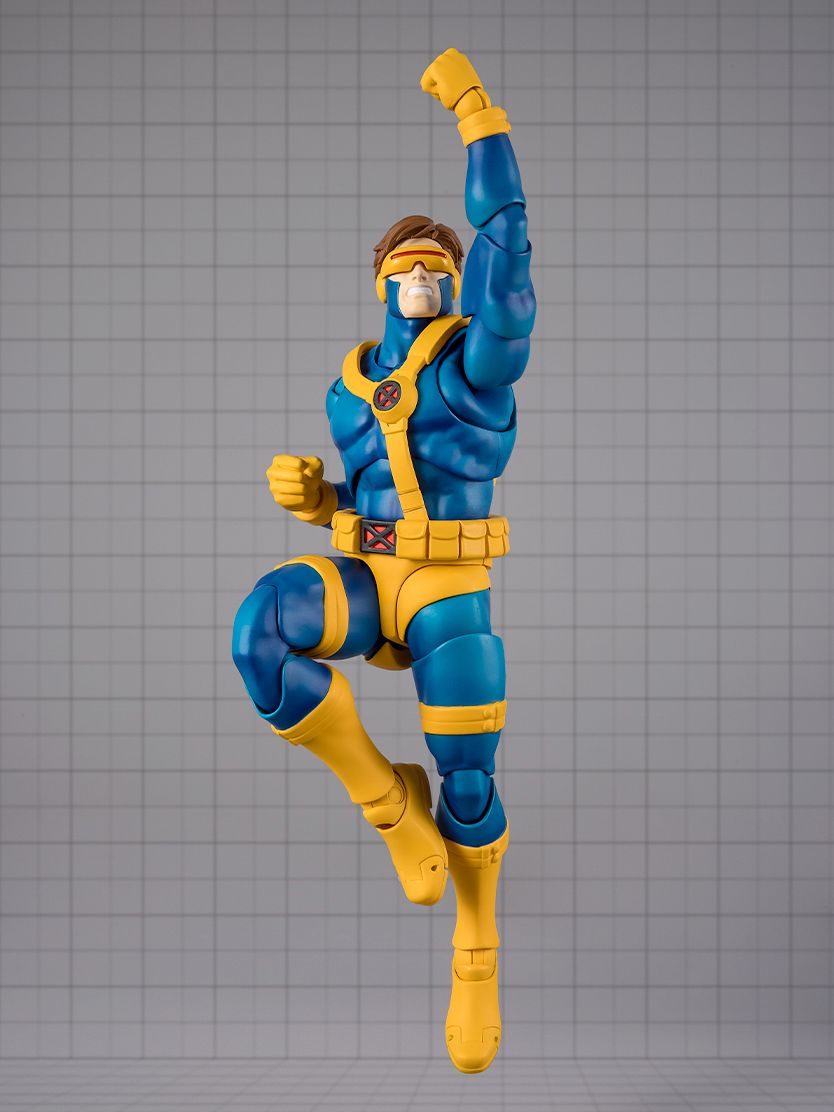 preterniadotcom's tweet photo. Bandai S.H.Figuarts Marvel Gamerverse Cyclops. Preorders open July 1st, ¥9,900 MSRP. https://t.co/kCwL8W77Ip