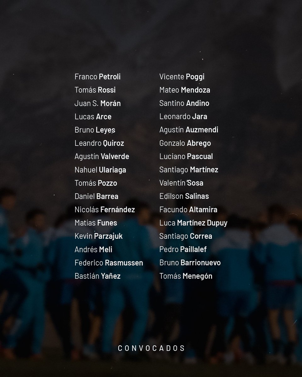 📋 𝐂𝐎𝐍𝐕𝐎𝐂𝐀𝐃𝐎𝐒

Los jugadores bodegueros que viajan a Córdoba para continuar los trabajos de pretemporada 💪