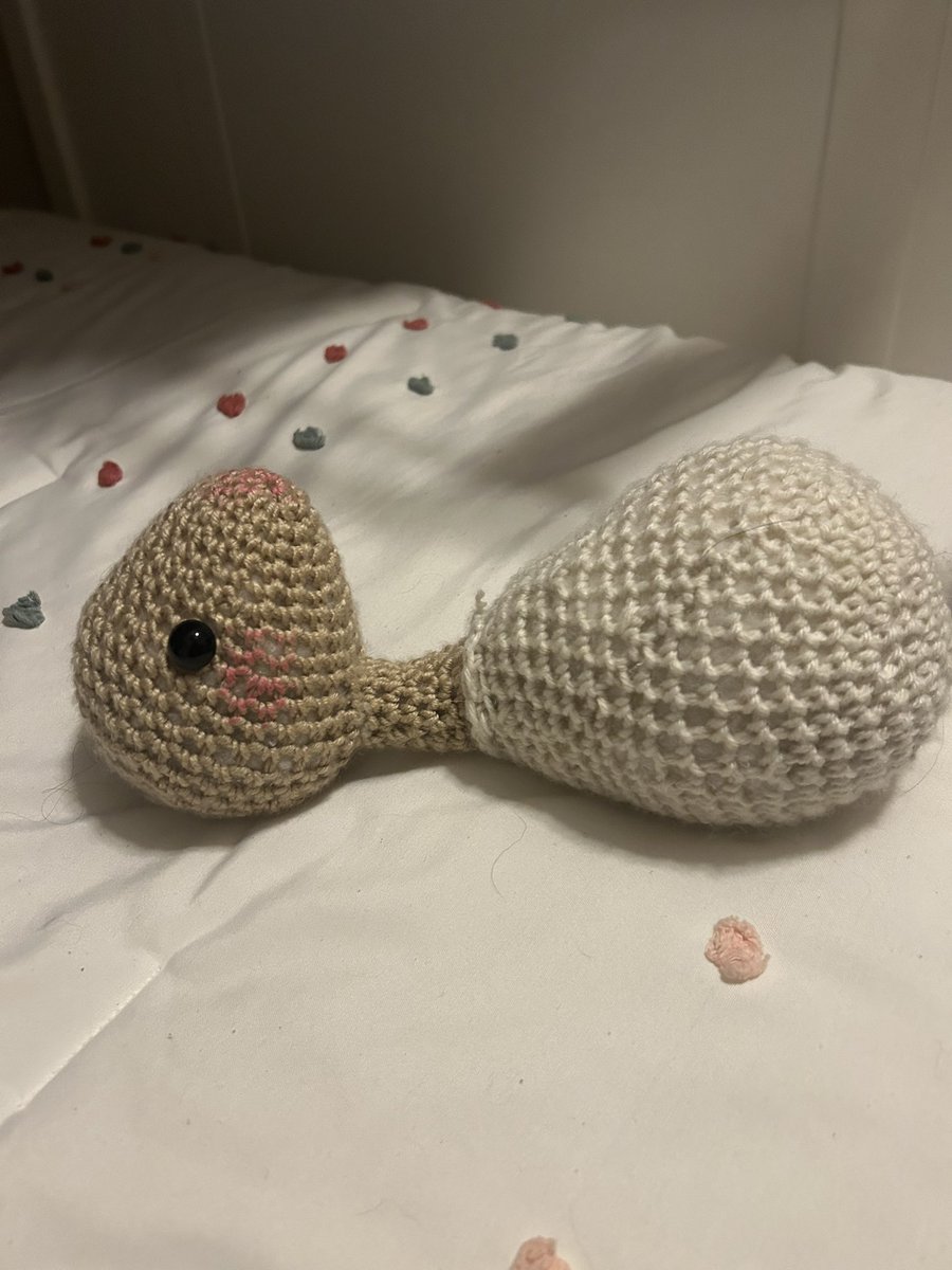 everyone look at the eraserhead baby my friend made me for my bday