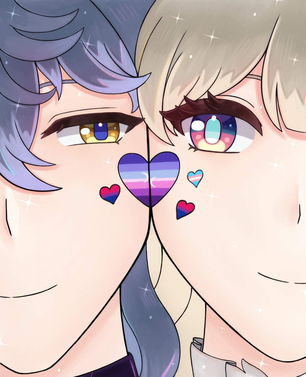 WhereIsCelestia's tweet photo. Celebrating pride month with one of my favorite rarepairs.

#sunfly https://t.co/FHqECujWz8