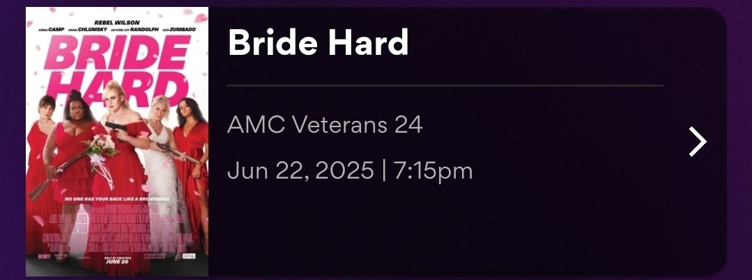 #BrideHard is unapologetically ridiculous and delightfully fun and fresh.  Definitely worth checking out #atAMC #AMCApes #AMCARMY #AMCGORILLAZ #AMCTheatres