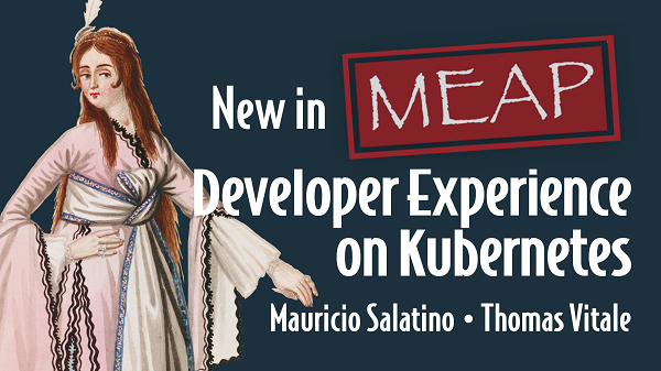 LucianMaly's tweet image. 1/ 📘 Just finished a super early look at Developer Experience on Kubernetes by two prominent authors @vitalethomas and @salaboy thanks to @ManningBooks. A timely and practical guide focused on what many #Kubernetes books overlook: optimizing developer #workflows on #K8s. Here's