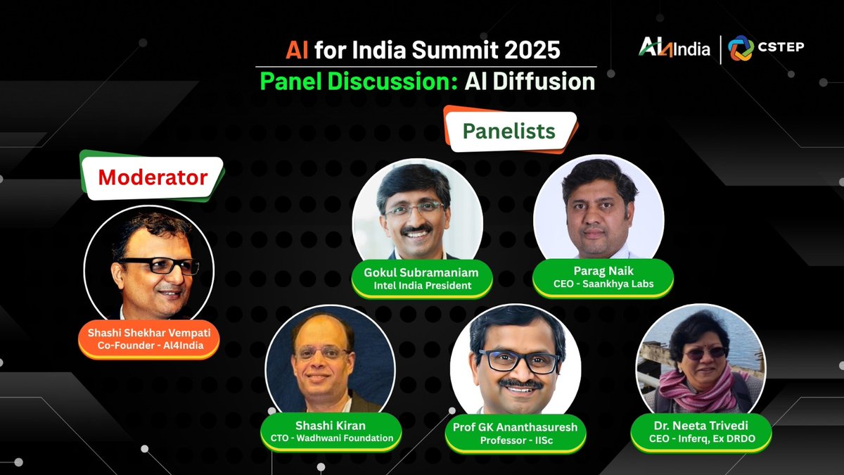 What will it take for AI to reach every corner of India’s economy and society?

The second panel at the AI for India Summit 2025 will dive into AI Diffusion—a conversation on how AI can be scaled responsibly and effectively across sectors, communities, and regions.

Joining the