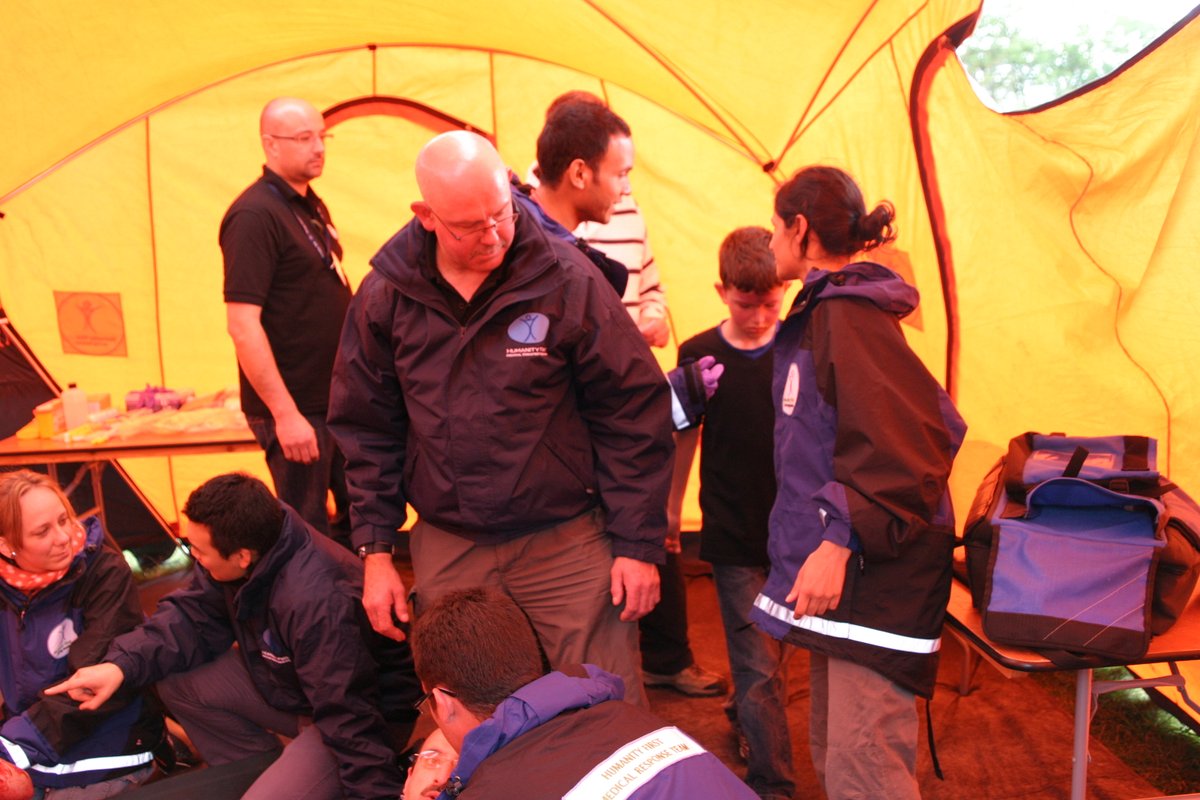 Our #Medical teams around the world are trained for emergency response so when we send them from different countries to a #disaster zone, they know how to work together.