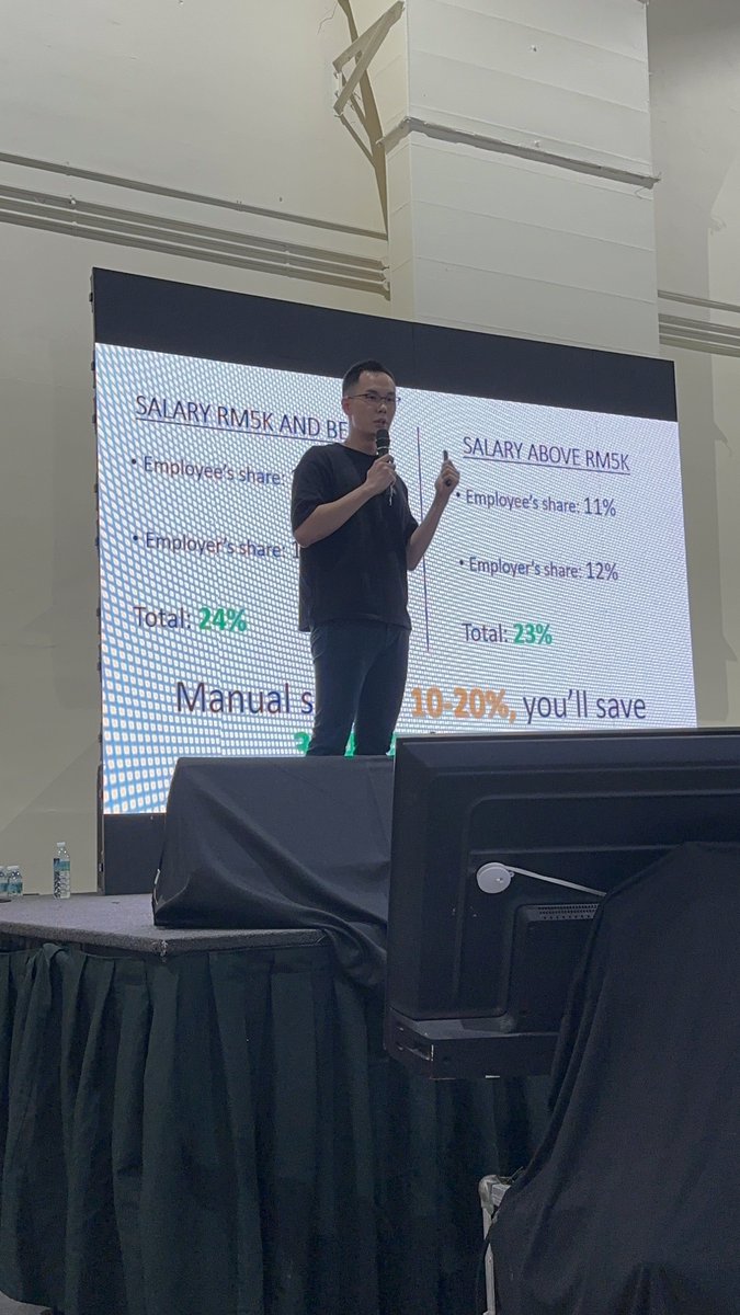 TheFuturizts's tweet photo. I spoke at InvestFair yesterday about how becoming an EPF millionaire is simple—but not easy.

More than 80 people attended the session.

If you missed it, here’s a recap of what I shared.

🧵