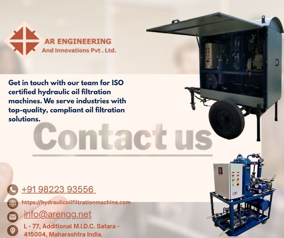 Sam263502497937's tweet image. 📞 Looking for oil purification machine contact?
🔧 Custom oil purification solutions
💼 Industrial expertise you can rely on
📬 Contact:👉hydraulicoilfiltrationmachine.com/contact.php
#OilFiltrationMachine #OilPurificationIndia #ContactExperts #HydraulicFiltration #OilSolutions #FiltrationIndia