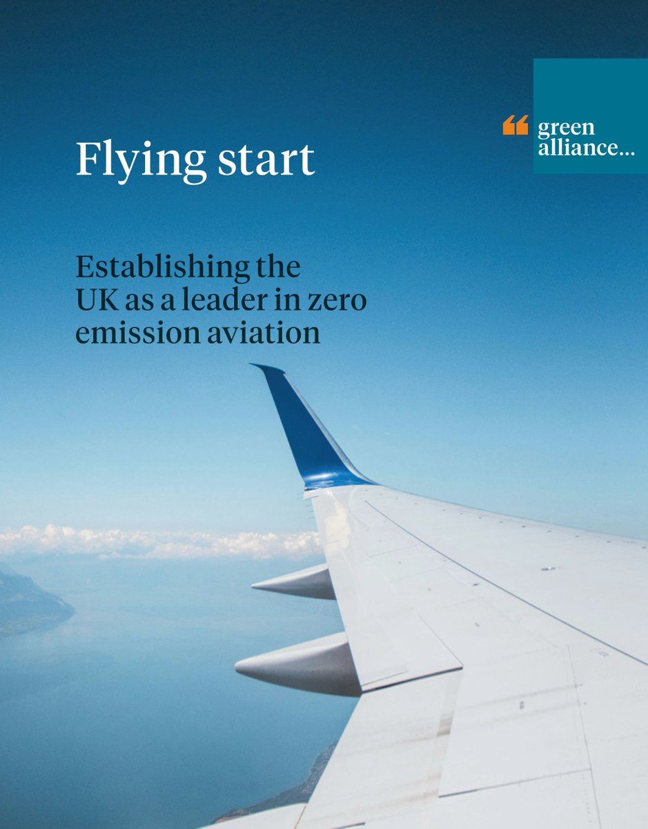 🛩️ Aviation is on track to account for 59% of UK emissions by 2050 as other sectors decarbonise.

Hydrogen powered flight offers a massive opportunity to change course while adding an extra £26bn to the economy.

📖 Read our new report: buff.ly/6GT94Ab

🧵 Summary 👇