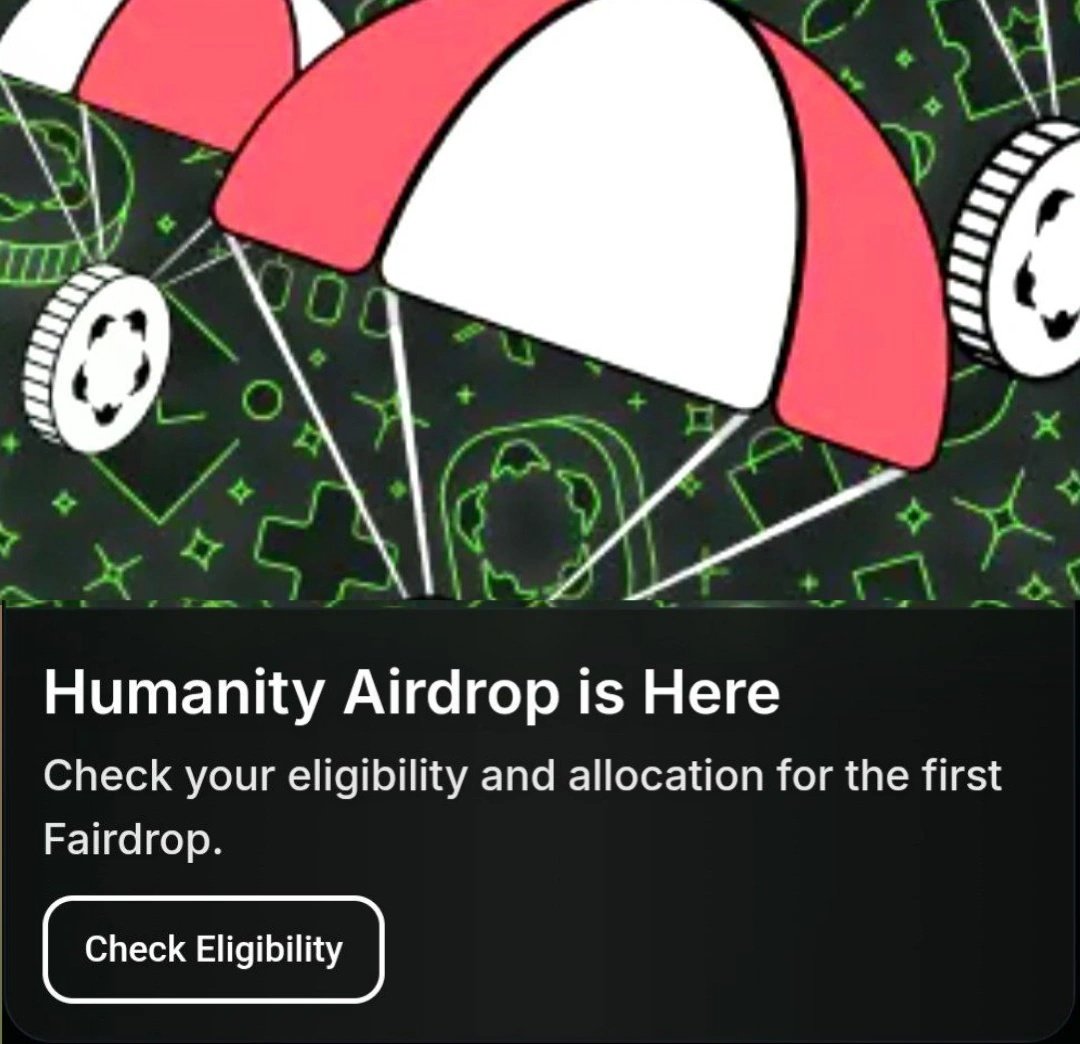 cryptonexxt's tweet photo. 🚨 #humanity Airdrop Live Now!

💰 Check your eligibility for the 1st Fairdrop @Humanityprot

Checker -: https://t.co/XqLzGlSChT

#HumanityProtocol #Airdrop #Fairdrop  #Testnet #HPtoken