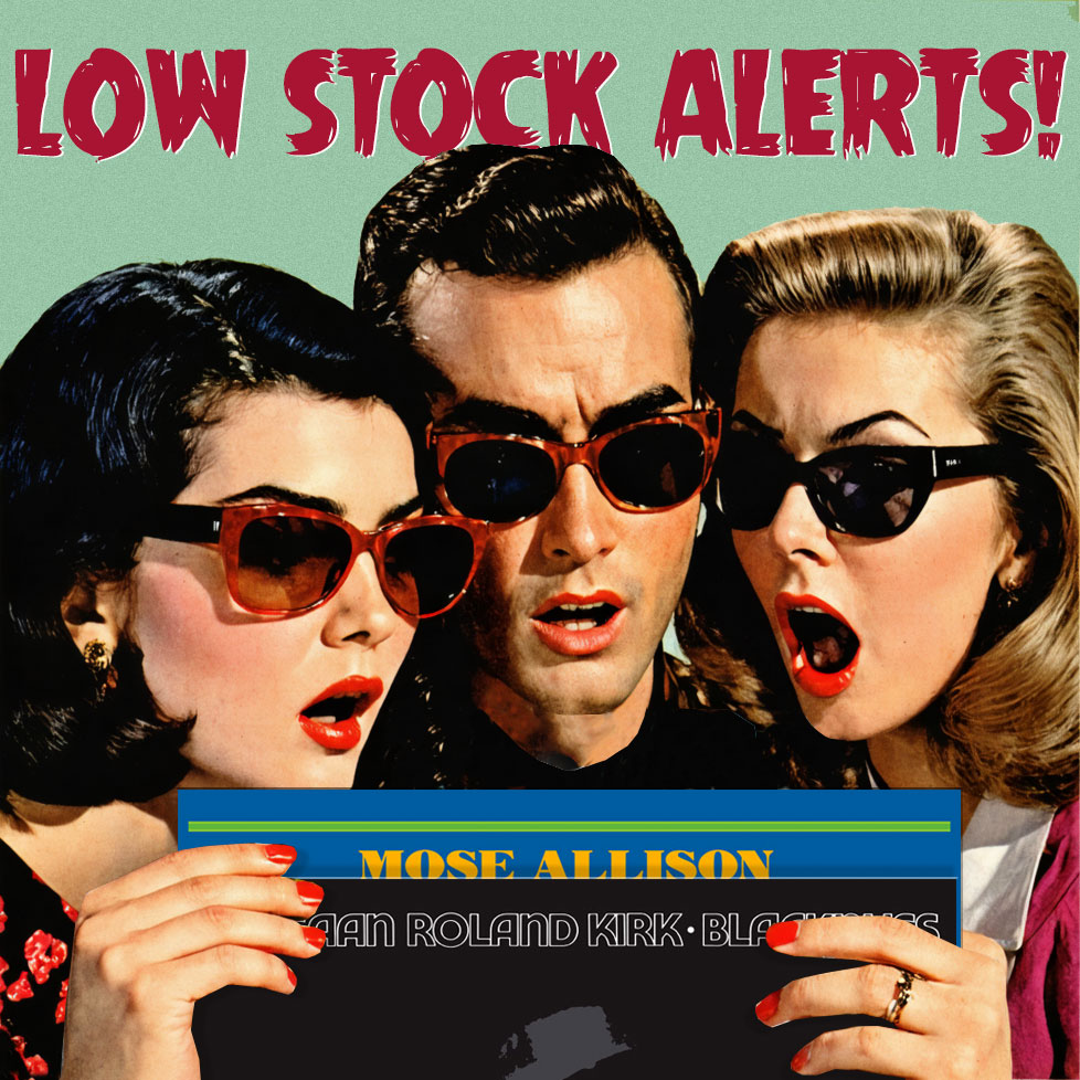 We received some stock back from one of our overseas distributors so we were able to add some new stuff to our Low Stock Alerts section, including our Mose Allison and Rahsaan Roland Kirk releases! Click here to check it out: sundazed.com/low-stock-aler…