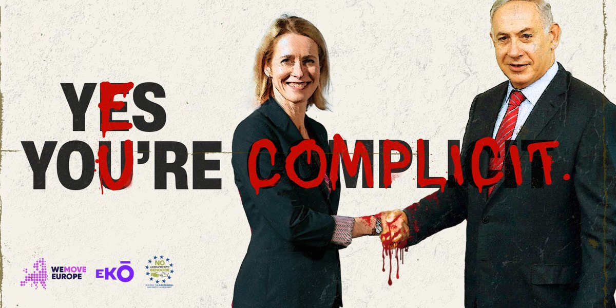 ECCP Brussels (@eccpbrussels) on Twitter photo The people of Gaza need food and water now. Time to #SuspendTheDeal or be complicit in starvation @KajaKallas <a href="/vonderleyen/">Ursula von der Leyen</a>, the world is watching. #NoAssociationWithGenocide The people of Gaza need food and water now. Time to #SuspendTheDeal or be complicit in starvation @KajaKallas <a href="/vonderleyen/">Ursula von der Leyen</a>, the world is watching. #NoAssociationWithGenocide