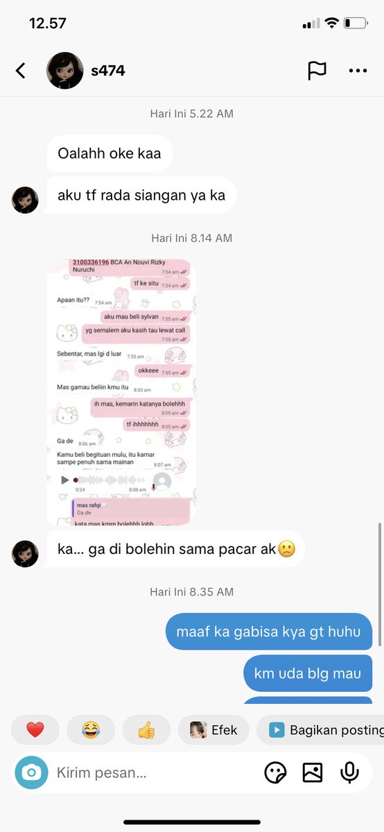 gjls!! tnya dlu mknnya sm pacar mu sblm blg 'mau'😡