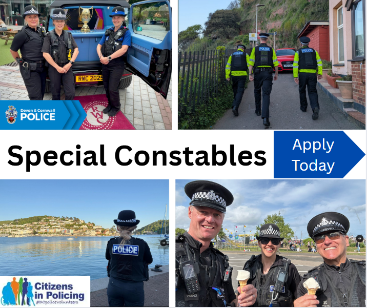 Sometimes it's Tough
Sometimes it's Fun
Sometimes it's Challenging
Sometimes it's Rewarding
Make a difference to your community and become truly Special.
We are now recruiting for Volunteers to join us
Find out more: orlo.uk/OgU2l
<a href="/DC_Police/">Devon & Cornwall Police</a> <a href="/DCPSpecials/">D&C Police Specials</a> <a href="/rocdevoncorn/">ROCdevoncorn</a>