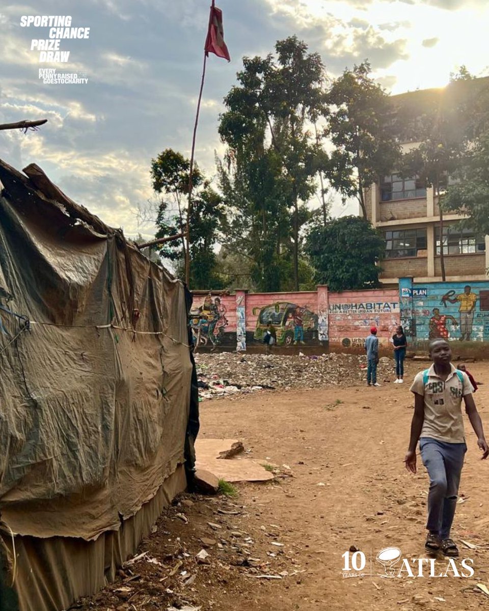 theatlascharity's tweet image. You might win a once-in-a-lifetime prize.
But they might win a better chance at life.
Just one @sportingdraw entry helps provide essential school materials for 10 children for 3 months - giving them the tools to dream beyond the slums.
sportingchanceprizedraw.com/charities/atla…
#AtlasFoundation