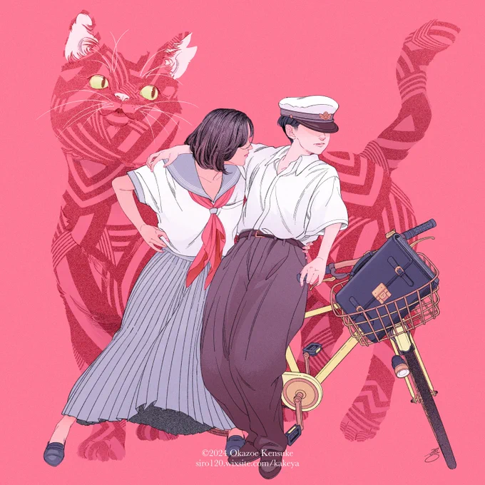 #無言で帽子をかぶったイラストを貼る見た人も貼る