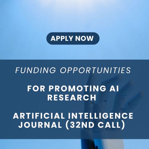 Apply now for up to $80,000 in funding from the Artificial Intelligence Journal to boost AI research, inclusion &amp; innovation! Open to global proposals. 

Deadline: July 15, 2025.

Apply: wp.me/p23f03-fdh

#AI #ResearchFunding #IJCAI #AIJ