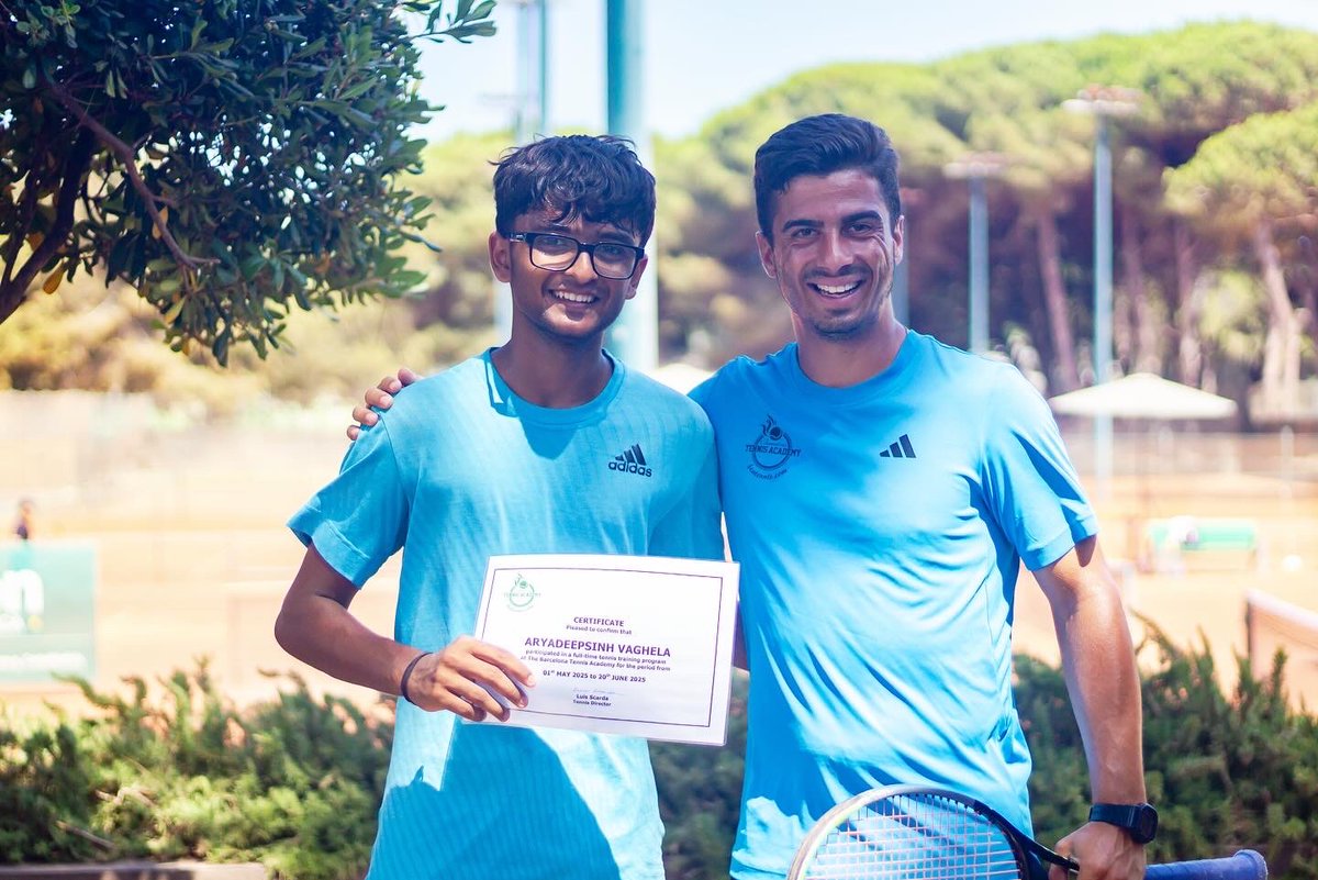 After two months of training, we say goodbye to Aryadeep from India. It’s been a pleasure having him with us — a dedicated player recommended by our partners at Xdrona. Thank you for your continued trust and collaboration!
#Barcelona #tennis #academy #bta #tenis #training