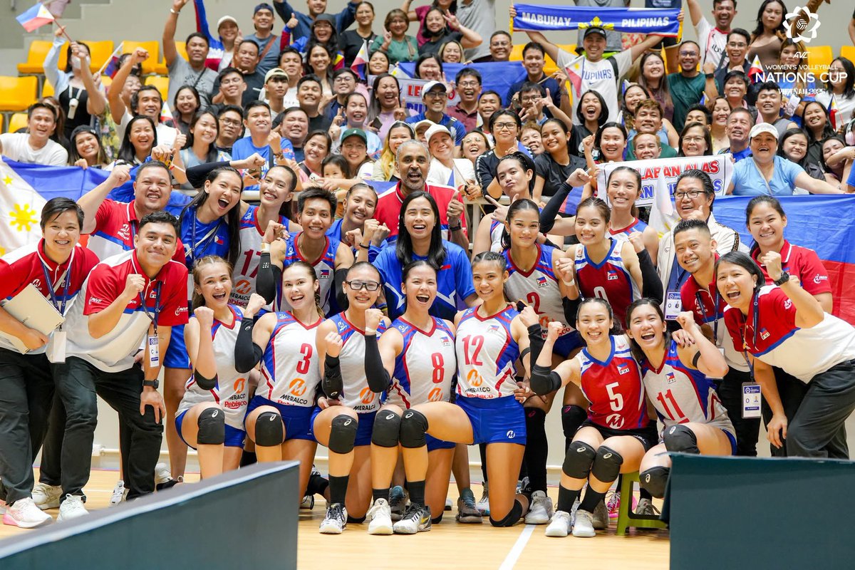 🇵🇭ALAS FINAL LINEUP | VTV CUP 

OUTSIDE SPIKERS
Laure
Gandler
Malaluan
Van Sickle

OPPOSITE SPIKER
Cruz

SETTERS
De Guzman (c)
Andaya
Lamina

LIBEROS
Catindig
Jazareno

MIDDLE BLOCKERS
Gagate
Madayag
Palomata
Phillips
Provido
Sharma