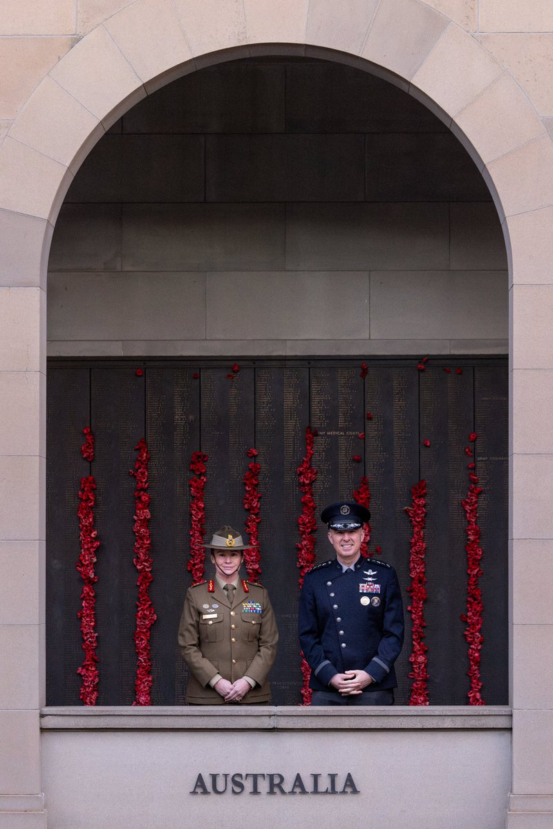 CJC_ADF's tweet image. Yesterday, I joined @US_SpaceCom Commander Gen Stephen N. Whiting at the Australian War Memorial Last Post Ceremony. We took this moment to reflect on the sacrifice of those who served before us and to honour their enduring legacy. #YourADF