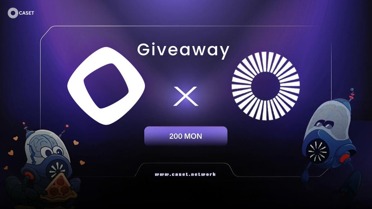 casetnetwork's tweet photo. Giveaway $Mon Testnet!!!

100 lucky winners will receive 200 $Mon faucet each. Be a winner 👉

🟡Follow @casetnetwork
🟡Retweet+Like
🟡Drop your $Mon wallet address

#monad_giveaway #monad_airdrop
#mon_faucet #giveaways #airdrop #monad_testnet_mon https://t.co/Yp2iTBwlL7