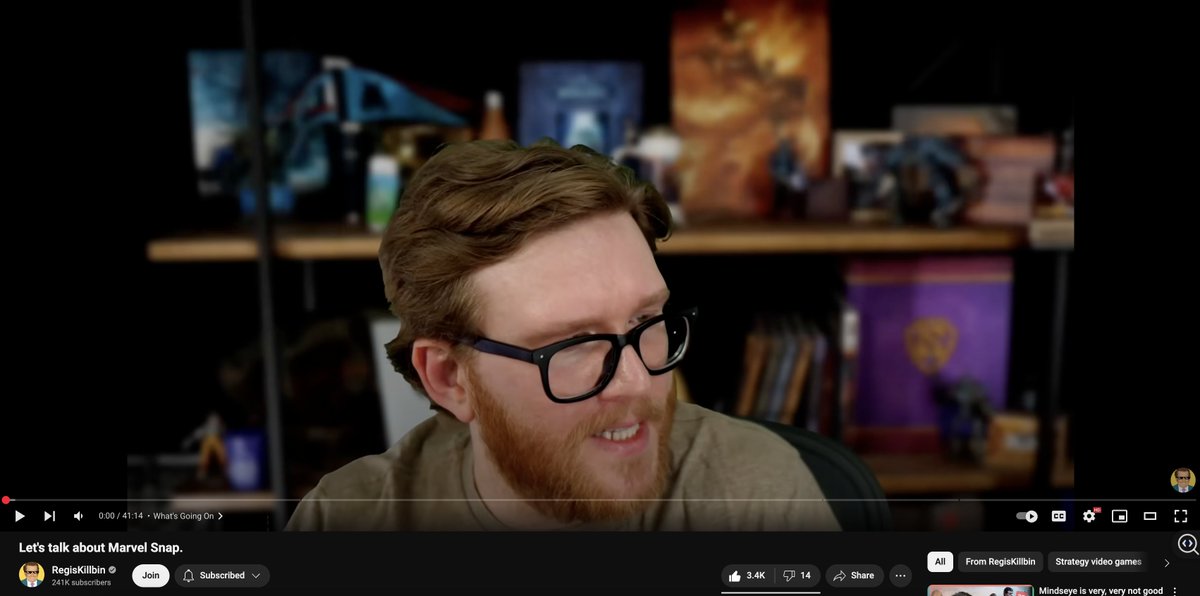 Regis is the🐐, I've never seen someone else who is so successful while also being so willing to help both other creators while also giving the most respectful, accurate, and well worded feedback to the entity who's game defines his livelihood. If he's doing this its really bad.