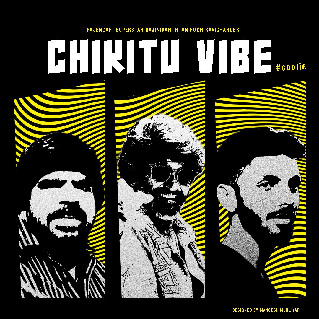 mangesh2819's tweet photo. Sound ah Yethu Deva entry . Finally 🔊🥁🔥 #CoolieFirstSingle #ChikituVibe #Coolie #CoolieFromAug14 Desgin: @mangesh2819 
@Cinemabuz
#Rajinikanth #KollywoodPrideRAJINI @rajinikanth @sunpictures @anirudhofficial @Dir_Lokesh https://t.co/cJlwuLj86R