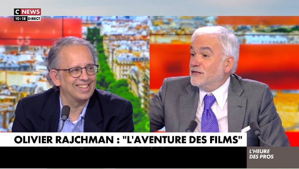 EditionsPerrin's tweet image. #Replay @orajchman était l'invité de l'émission "L'heure des pros" sur @CNEWS pour parler de son dernier livre "L'aventure des films" !
Pour revoir l'émission c'est ici :
> bit.ly/3HTk7hU