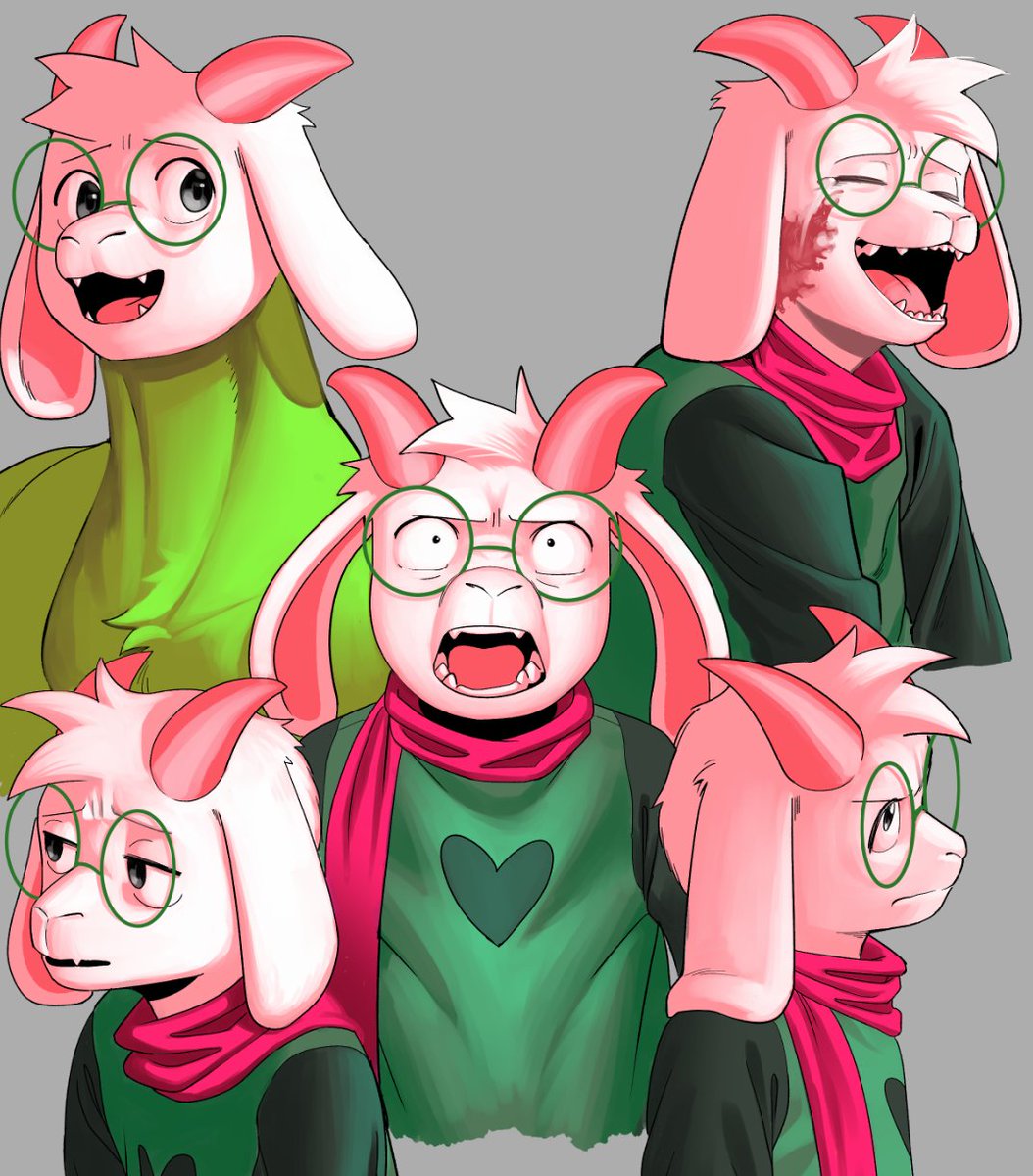 papstuko's tweet image. I drew my favorite ralsei faces, I love this depressive goat
#deltarunespoilers