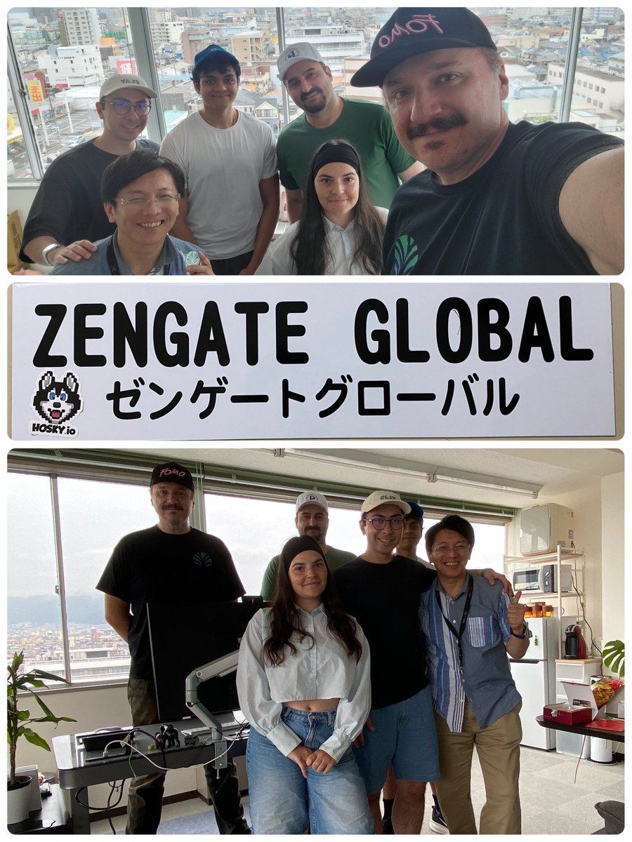 CardanoMiyatake's tweet photo. 大阪のZENGATEオフィスを訪問！日本から世界へ可能性を確認できました！

@ZengateGlobal 
@DanielTetsuyama https://t.co/katHX8DkoA
