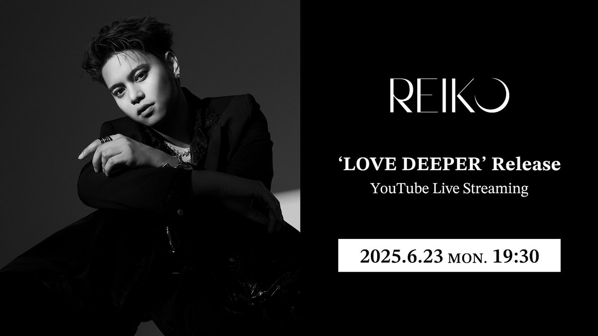 reiko__official's tweet photo. 《Staff》

本日は生配信二本立て📹

🌐19:00 REIKO Official Fan Club "R&amp;Me"限定生配信
https://t.co/zDrp7RyXXO

🌐19:30 YouTube Live Streaming

YouTube生配信では、
本日リリースの'LOVE DEEPER'含め
R&amp;B 3部作を振り返ります❤️‍🔥

#REIKO_Trilogy #LOVEDEEPER
#RandMe #REIKO https://t.co/hbWBCODqNC