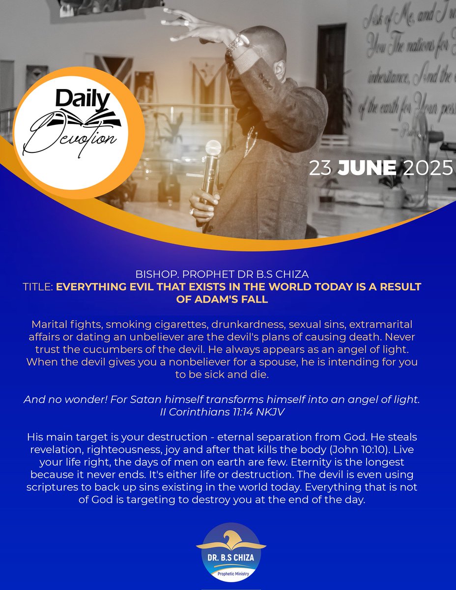 Blessing Chiza (@prophetdrbchiza) on Twitter photo 