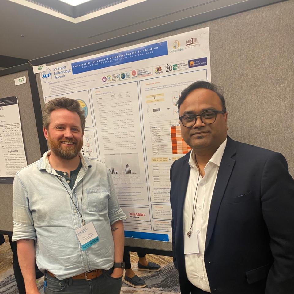 PHFI-CDLR (@cdlrphfi) on Twitter photo 📢 Exciting update from #SER2025!
Prof. Giridhara R. Babu (<a href="/grbepi/">GRB</a> ) presented findings from the <a href="/COINCIDE_2021/">COINCIDE (2021 - 2026)</a> study via poster presentation at the Society for Epidemiologic Research Conference 2025, held in Boston, USA (June 10–13).
<a href="/thePHFI/">Public Health Foundation of India (PHFI)</a> <a href="/India_Alliance/">DBT/WT India Alliance</a> <a href="/_MAASTHI/">MAASTHI</a> 📢 Exciting update from #SER2025!
Prof. Giridhara R. Babu (<a href="/grbepi/">GRB</a> ) presented findings from the <a href="/COINCIDE_2021/">COINCIDE (2021 - 2026)</a> study via poster presentation at the Society for Epidemiologic Research Conference 2025, held in Boston, USA (June 10–13).
<a href="/thePHFI/">Public Health Foundation of India (PHFI)</a> <a href="/India_Alliance/">DBT/WT India Alliance</a> <a href="/_MAASTHI/">MAASTHI</a>