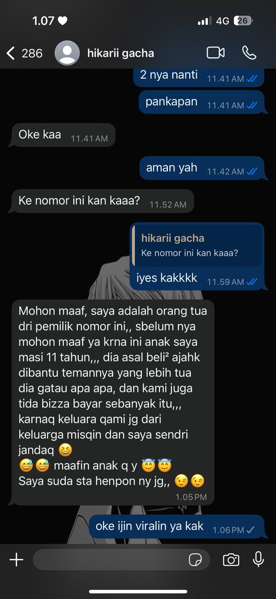 ⚠️SCAMMER ALLERT⚠️

tiati ges gamau bayar😹 udah take di grup terus kabur