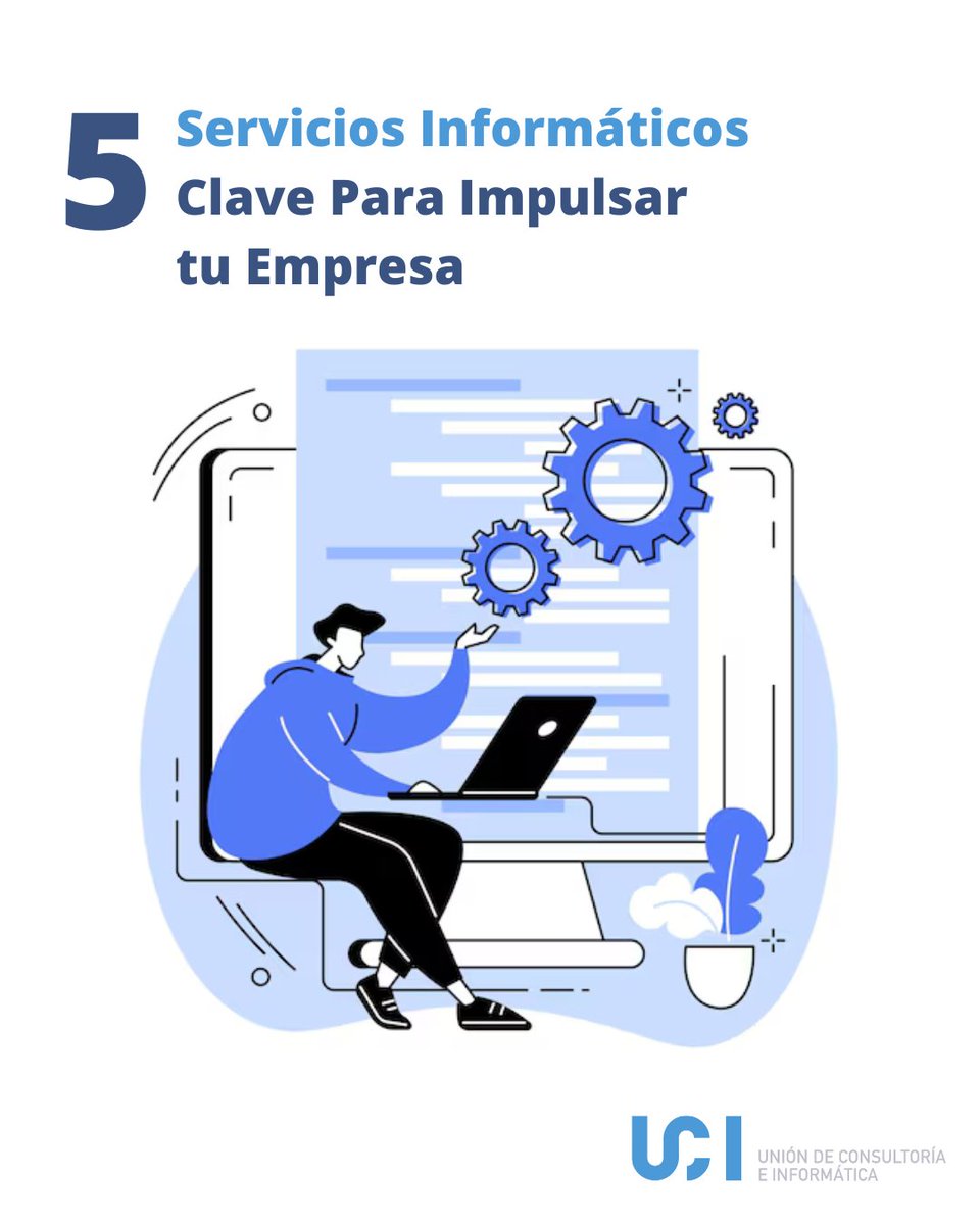 En un entorno digital exigente, estos 5 pilares no son un lujo: son esenciales para ser competitivo:

🖥️ Gestión y soporte TI 
🧠 Consultoría y estrategia TI
⚙️ Digitalización de procesos
☁️ Soluciones en la nube
🛡️ Ciberseguridad y cumplimiento

uciinformatica.es/cinco-servicio…