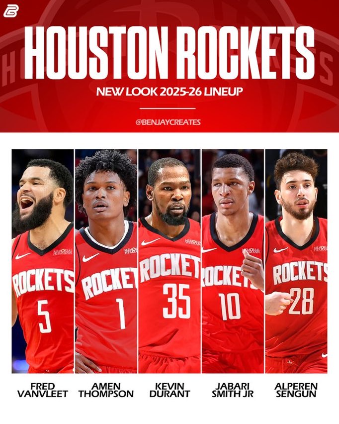 RUMEURS 🔴

Les derniers bruits de couloirs annoncent que les Rockets prévoient de faire revenir Jabari Smith dans le cinq majeur ! Et c’est bien Tari Eason qui sortira du banc.

via <a href="/KellyIko/">Kelly Iko</a>