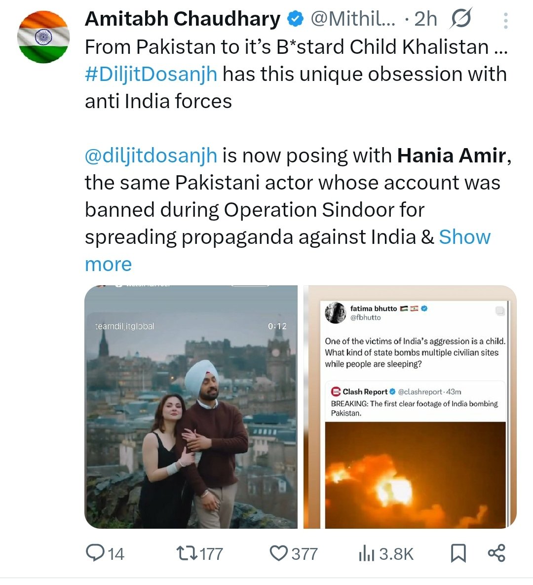 Emperisist's tweet photo. From #DiljitDosanjh to #HarshdeepSingh Sikhs are forced to prove their patriotism in India.
Why don't Sikhs get their due recognition in #India? https://t.co/N7yDOXR2Z6