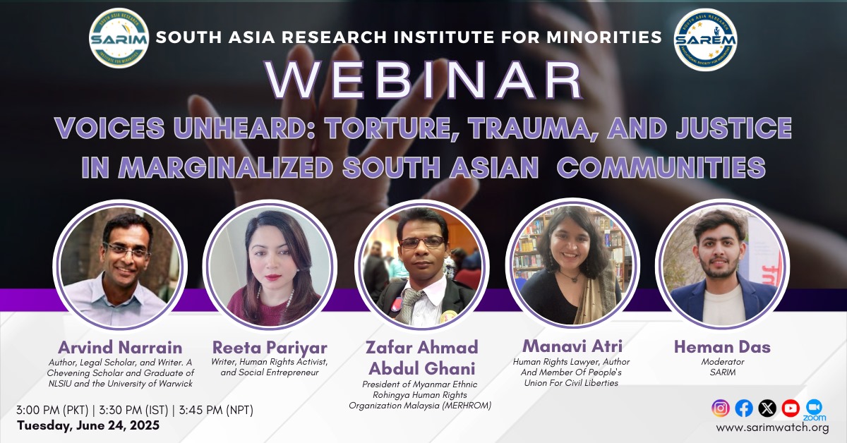 🎙 We are pleased to welcome Manavi Atri to our panel!

A human rights lawyer and member of People’s Union for Civil Liberties, Manavi works with the Campaign Against Hate Speech to monitor hate speech in Kannada media and challenge unethical journalism before regulatory bodies.