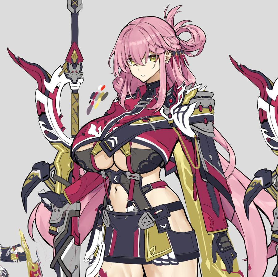 NEXT女騎士 3Dモデル用にデザイン練り中