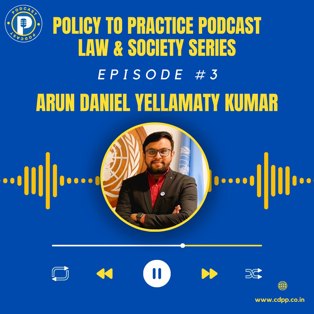 New episode of Law and Society Series is out. 
Arun Yellamaty shares a grassroots model for juvenile reform in Hyderabad. 

Listen here: youtu.be/ySxsFRKNoC8?fe…

#JuvenileJustice #podcast