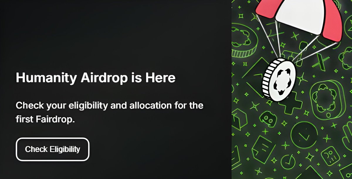 Airdrops_verse's tweet photo. 🔔 Humanity Protocol — $H Airdrop Checker is LIVE! 🪂

🔗 Check: https://t.co/KMoxn0bOoO

- The airdrop checker is officially live on their Testnet dashboard.

- However, most users are currently showing as not eligible, including me!

- This might be because the team hasn't made an official announcement yet, so:

  • The checker might not be fully updated or functional.
 • Final eligibility data may still be syncing or under review.

📌 What to do now?
- Wait for the official announcement from the Humanity team.

- After the announcement, check your eligibility again.

❗ Still showing as "Not Eligible" after the announcement?
➡️ You can submit an appeal here:
https://t.co/NmIR3sAS1d