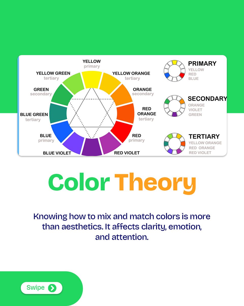 AscentTechHub's tweet image. Design isn’t just pretty, it’s purposeful.

5 Skills You Need to Thrive in the Creative Space.

Creativity alone isn’t enough.Master these,

Typography, Color, Layout, Storytelling, &amp;amp; Feedback

Ready to level up? Drop a comment 

#LearnDesign #UIUX #AscentTechHub #Ascent