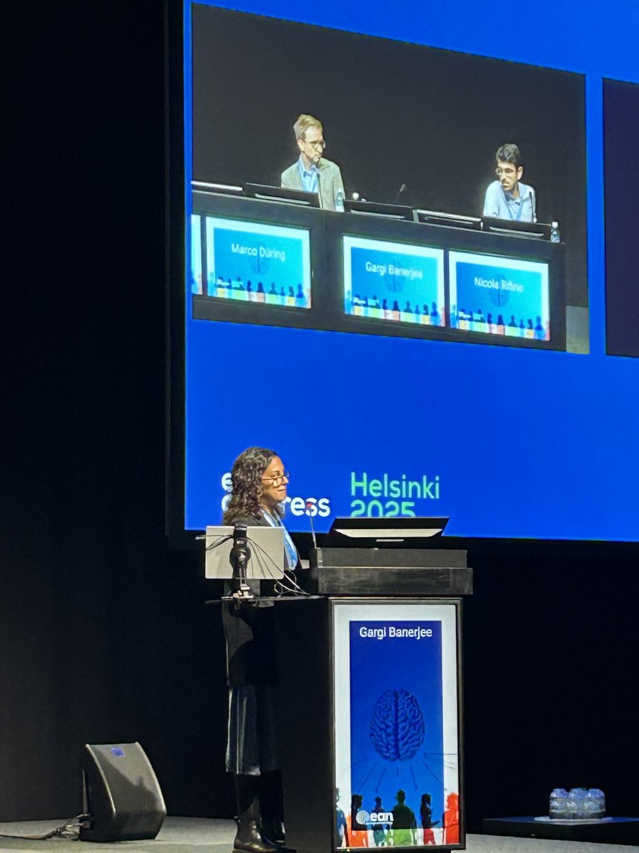 Rimona Weil (@rimonaweil) on Twitter photo Fantastic talk from <a href="/DrGargiBanerjee/">Gargi Banerjee</a> at #EAN2025 on central amyloid angiopathy. Great to hear how role of inflammation is opening up diagnostics and even treatment Fantastic talk from <a href="/DrGargiBanerjee/">Gargi Banerjee</a> at #EAN2025 on central amyloid angiopathy. Great to hear how role of inflammation is opening up diagnostics and even treatment