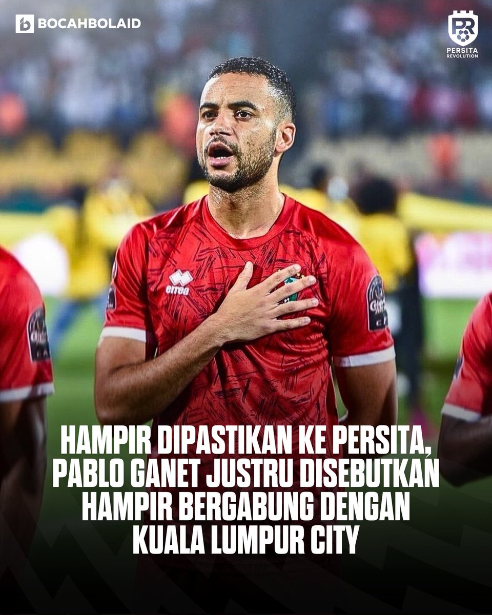 bocahbolaid's tweet photo. BREAKING! : Hampir dipastikan ke Persita, Pablo Ganet justru disebutkan hampit bergabung dengan klub liga Malaysia, yakni Kuala Lumpur City 🤯

Tertikungkah? 🤔

[Via @FadhirulS]

#Persita #Rumor #InfoTransfer https://t.co/hpvg5GtJz2