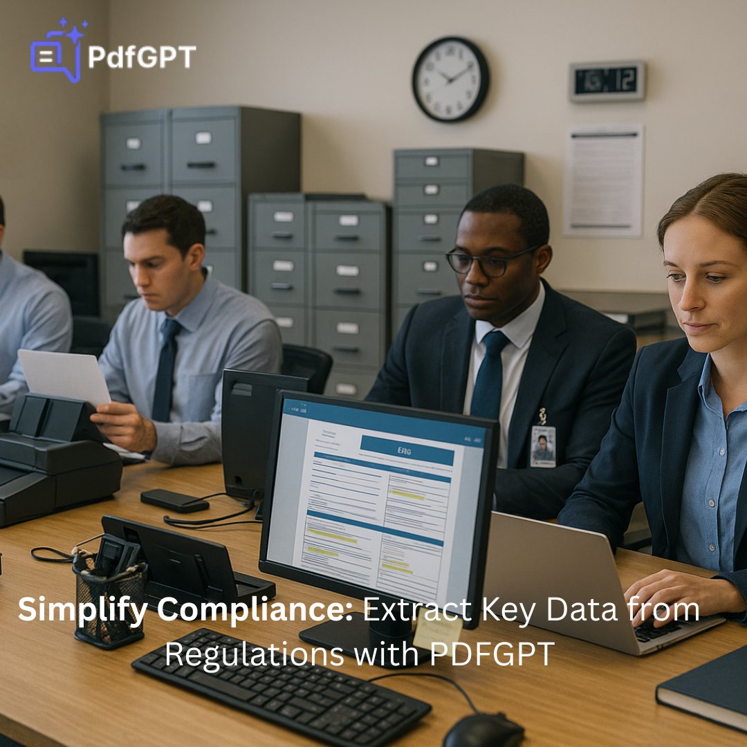 pdfgpt's tweet image. Government agencies, improve your compliance workflow. PDFGPT helps you extract and summarize regulations, ensuring compliance is easier and more accurate

💬 Try PDFGPT now: pdfgpt.io/login

#GovernmentTech #AI #Compliance #PDFGPT