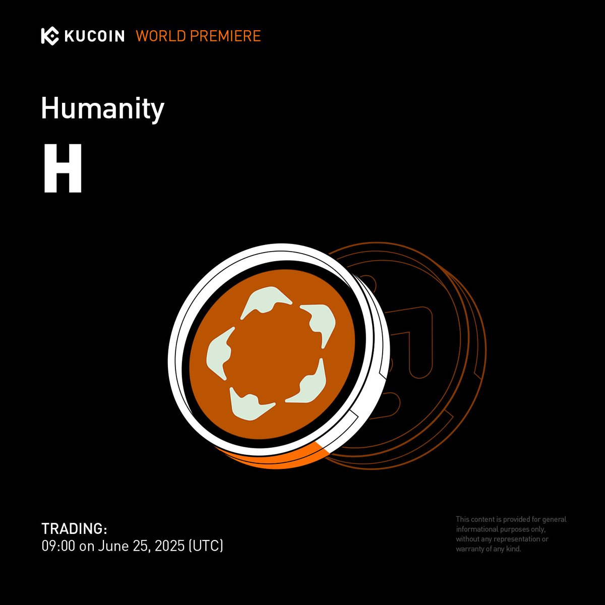 📢 World Premiere Listing: @Humanityprot $H is coming to #KuCoin! Humanity  Protocol enables Sybil-resistant, decentralized identity verification  through zkProofers and zero-knowledge proofs—ensuring privacy, security,  and human-only participation ...