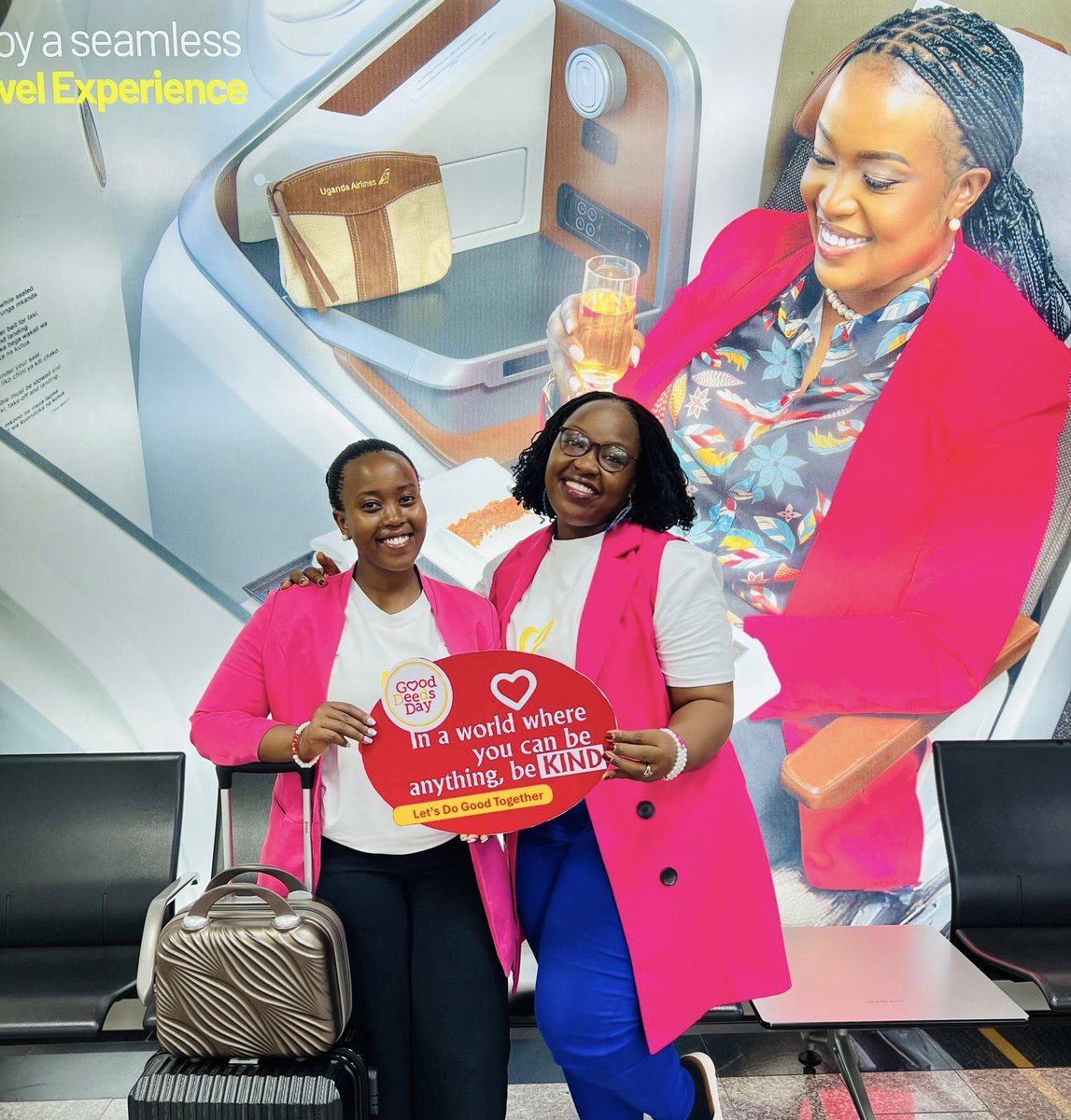 Hope Nankunda (@nankunda20) on Twitter photo In a World 🌎 Where you can be anything, Be KIND 🩷
We are happy to Join other African Leaders for the <a href="/GoodDeedsDay/">Good Deeds Day</a> Regional Conference in Harare Zimbabwe 🇿🇼 happening this week:
We do good because we have seen the benefits and the Blessings that come with the practice:
We In a World 🌎 Where you can be anything, Be KIND 🩷
We are happy to Join other African Leaders for the <a href="/GoodDeedsDay/">Good Deeds Day</a> Regional Conference in Harare Zimbabwe 🇿🇼 happening this week:
We do good because we have seen the benefits and the Blessings that come with the practice:
We