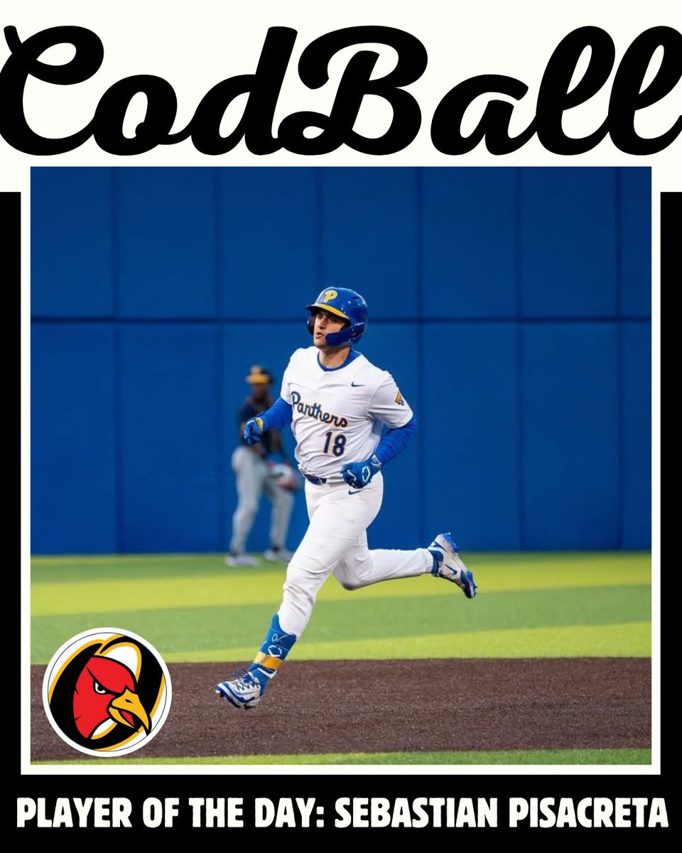 The CodBall Player of the Day is Sebastian Pisacreta (<a href="/Pitt_BASE/">Pitt Baseball</a>)

He finished the day going 2-3 with a double, 2 walks, an RBI and a run scored for the <a href="/FirebirdsCCBL/">Orleans Firebirds</a>